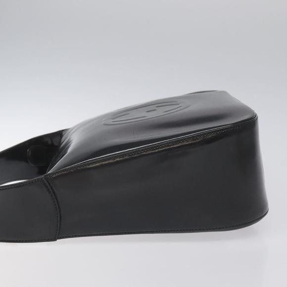 GUCCI Shoulder Bag Patent leather Gray 001 1364 1703 Auth fm4400 - Picture 5 of 16